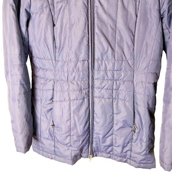 Lands‎ End Blue Hooded Puffer Jacket - Picture 3 of 9